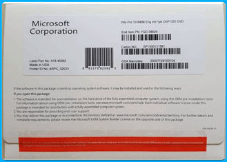Pro software 64bit multilíngue de Windows 10 com a licença chave original
